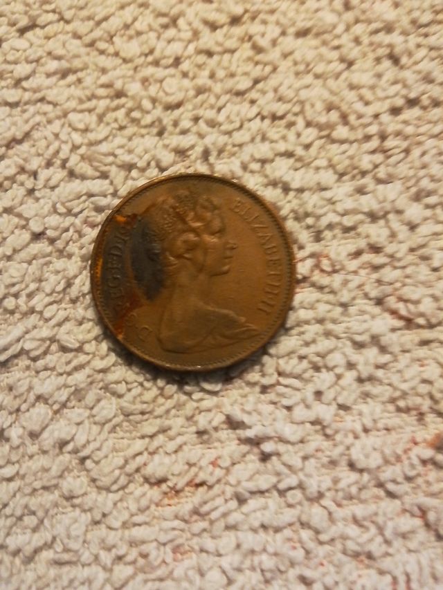 2 PENIQUES nuevos two pence 1977