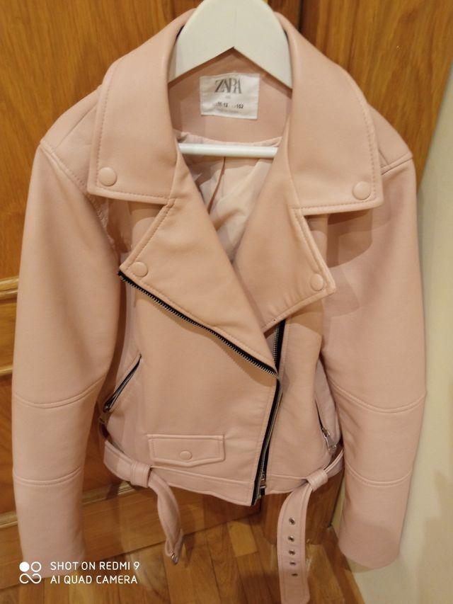 Cazadora, color rosa ,talla 11-12