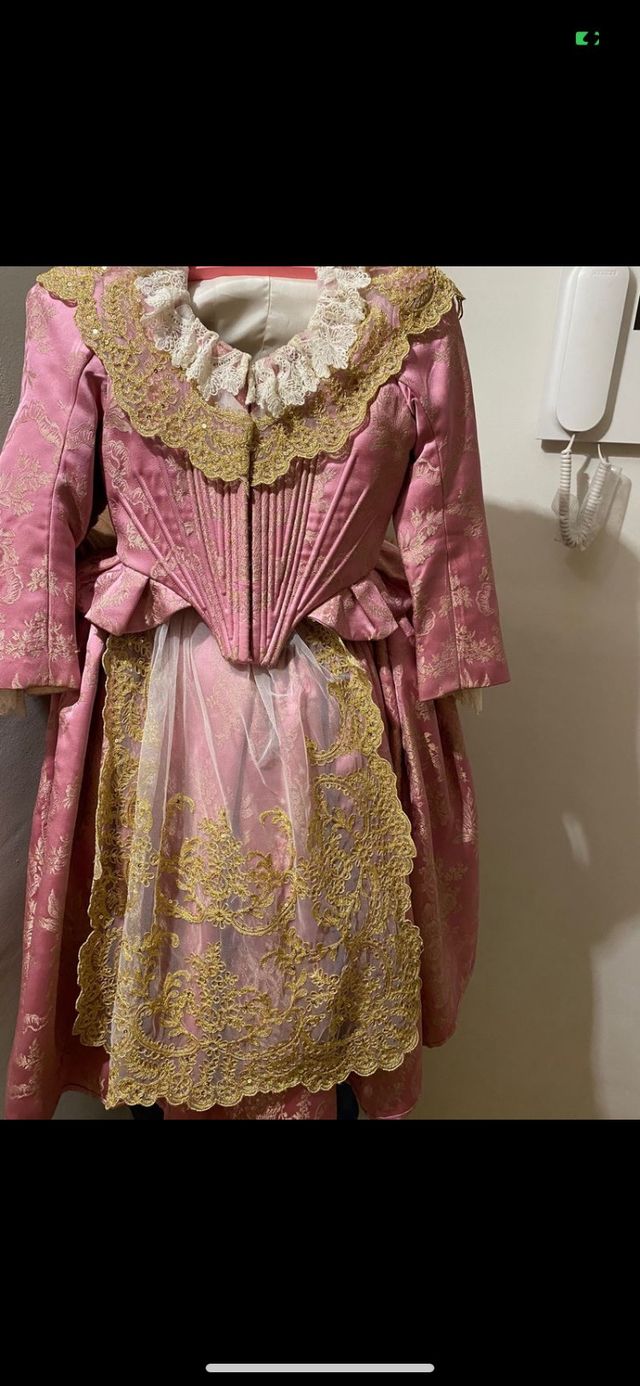 Vestido Fallera talla 3 a 6 Amparo Fabra