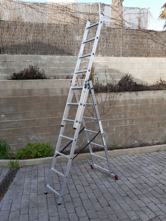 Alquiler escalera aluminio 2 tramos