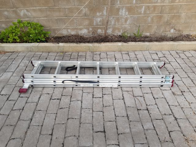 Alquiler escalera aluminio 2 tramos