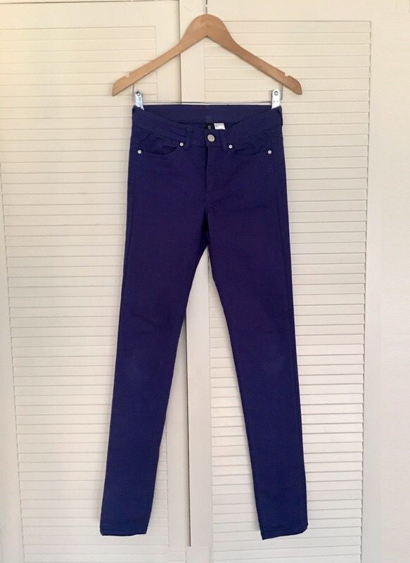 Pantalón Skinny Jeans Azul Marino Talla 34