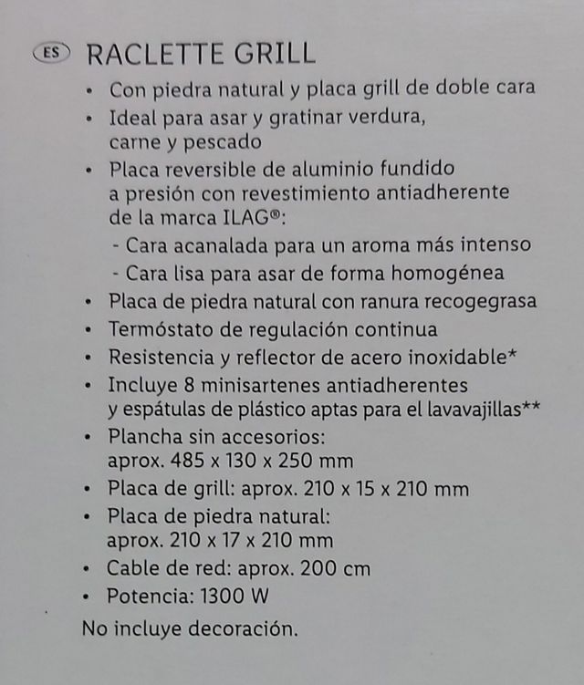 Parrilla de Piedra - Raclette Grill