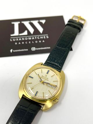 Bulova Accutron Day Date Blue stick