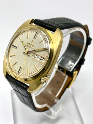 Bulova Accutron Day Date Blue stick