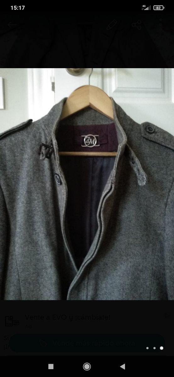 Abrigo Zara Man.
