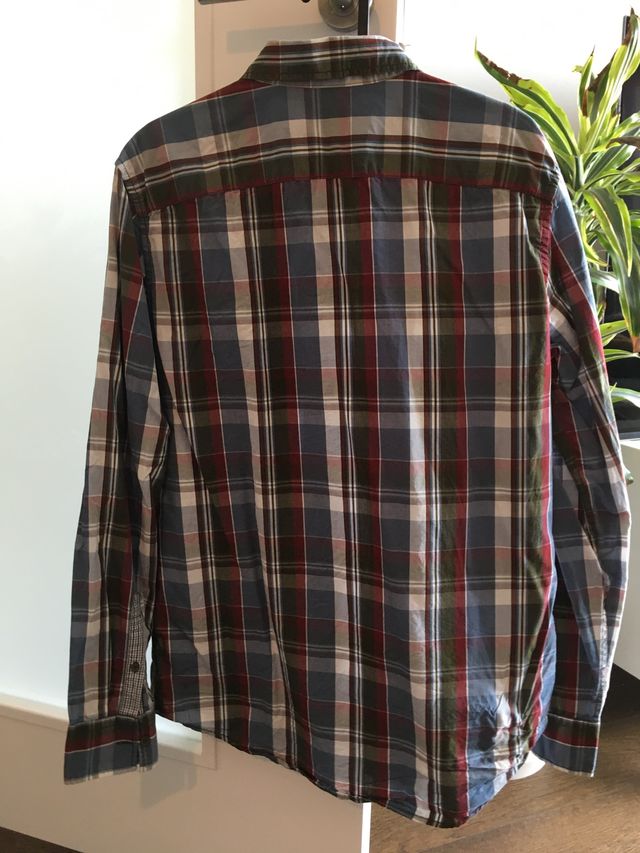 Camisa cuadros Benetton