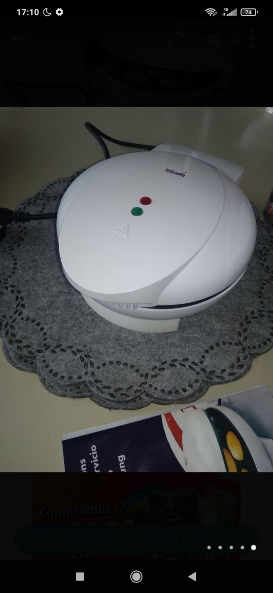 Máquina para hacer mini magdalenas/muffins.