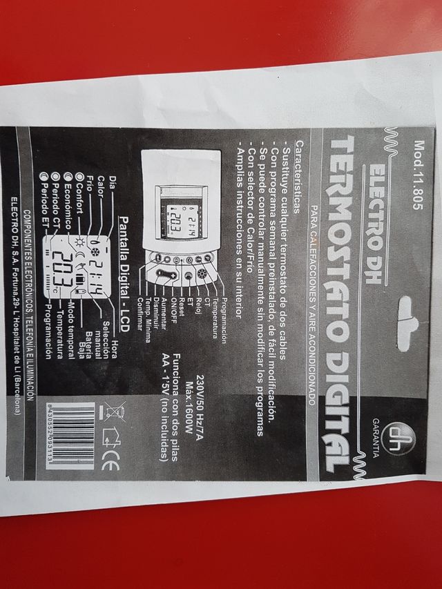 Termostato calefacción 