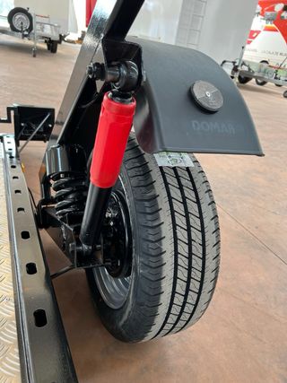 Remolque CTM2500 2 Motos Abatible Negro
