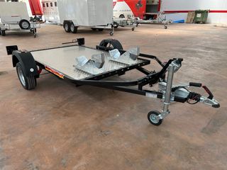 Remolque CTM2500 2 Motos Abatible Negro