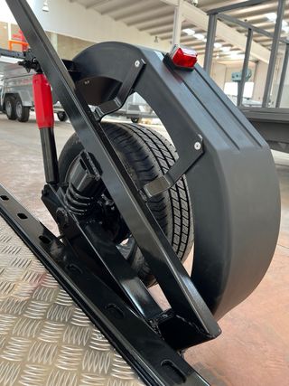Remolque CTM2500 2 Motos Abatible Negro