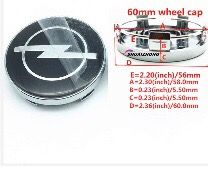 Juego 4 tapacubos centro llanta Opel