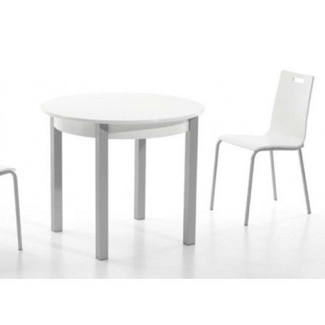 Mesa de cocina redonda extensible