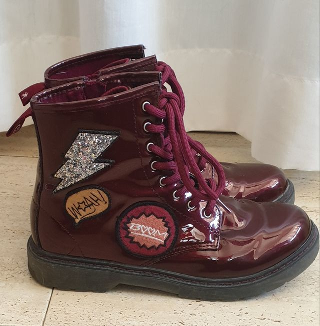 BOTAS ZARA T.36 NUEVAS BURDEOS