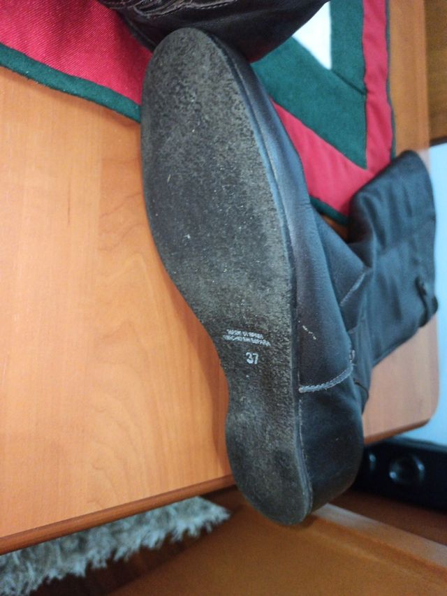 botas cuero marrones 