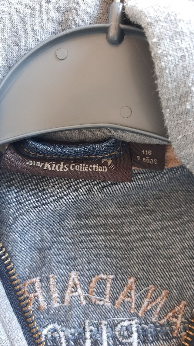 Chamarra vaquera niño talla 6 años