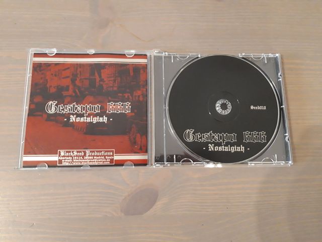 GESTAPO 666 Nostalgiah CD Black Metal