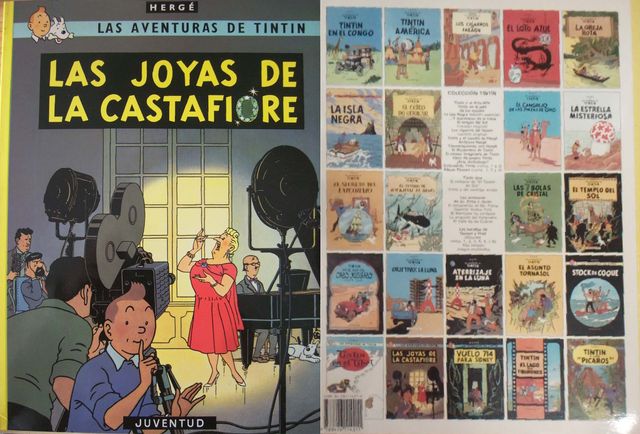 Cómic de Tintin, las joyas de la Castafiore