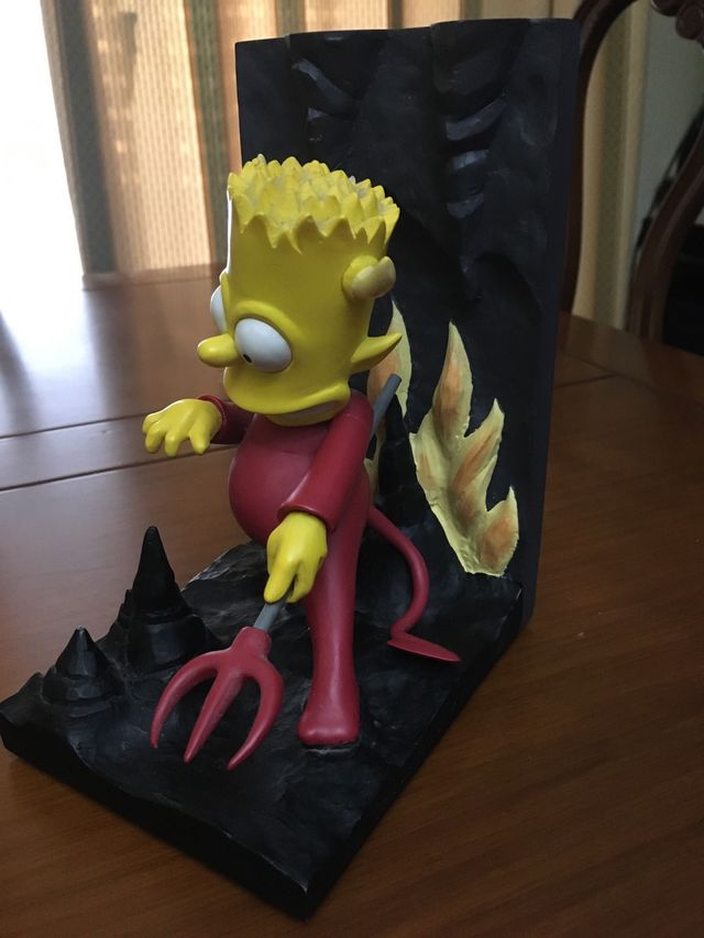 Sujetalibros simpson