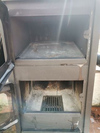 Chimenea Hierro de segunda mano en WALLAPOP