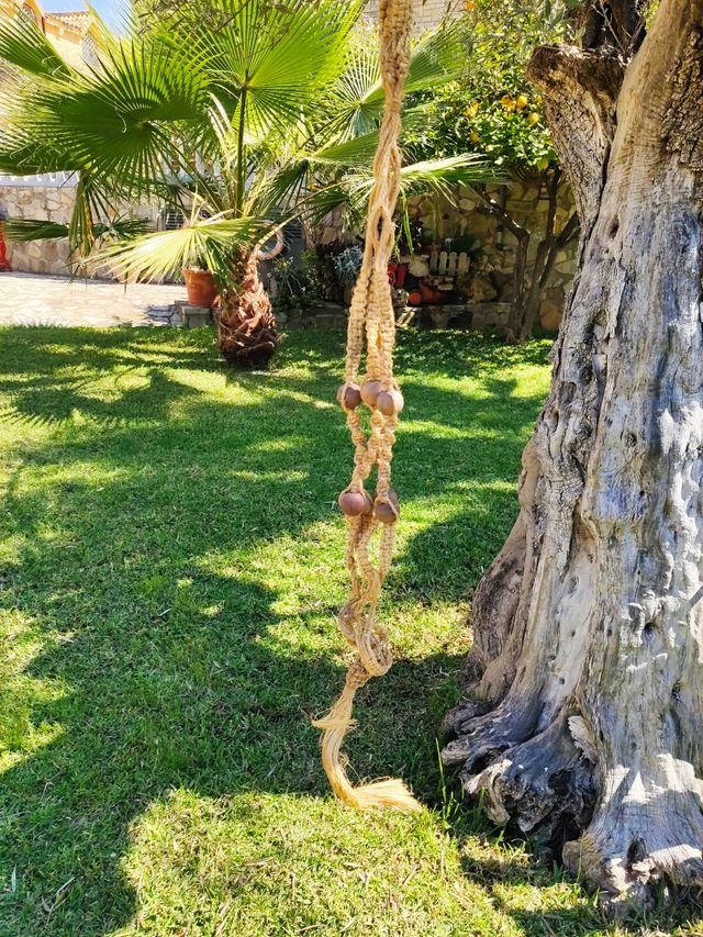 Macetero de macramé  / Decoración