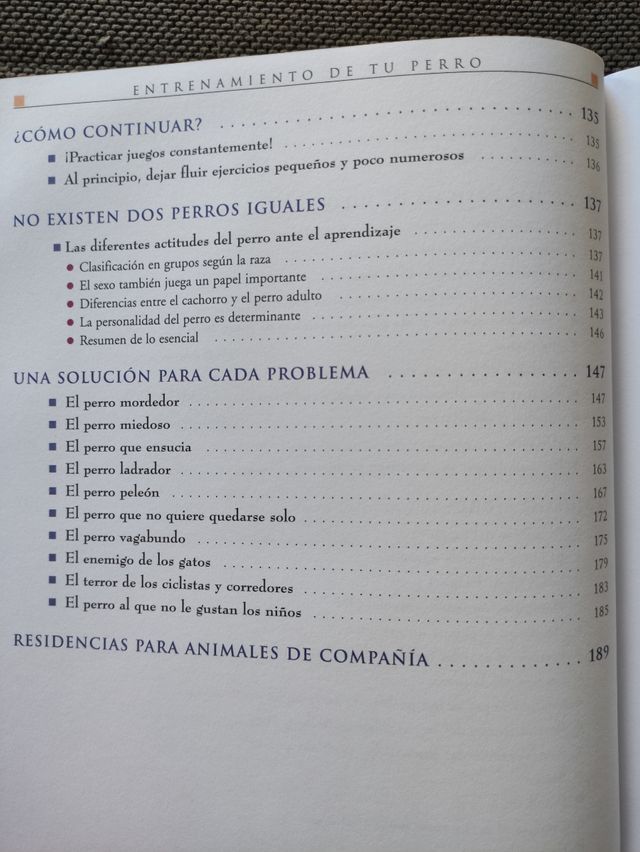 Libros entrenamiento perros