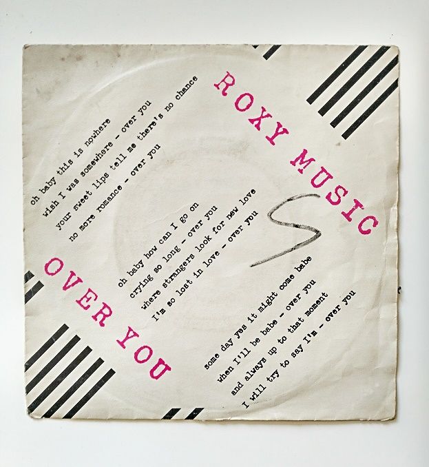 SINGLE ROXY MUSIC, MANIFESTO / OVER YOU SINGLE
