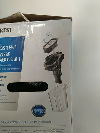 Aspirador fregasuelos 3 en 1 lidl silver crest de segunda mano por 50 EUR  en Palencia en WALLAPOP