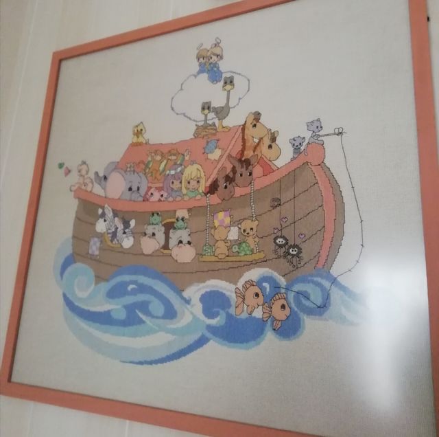 OFERTA, SOLO HOY POR 185€,cuadro punto de cruz