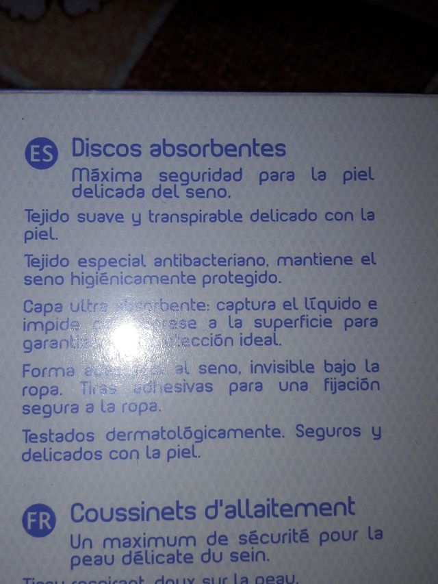 DISCOS ABSORBENTES 60 UD