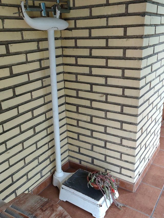 Báscula antigua de farmacia