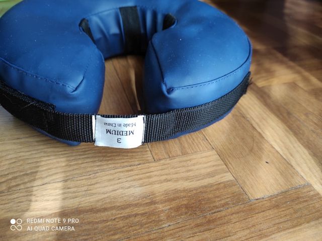 Cuello protector hinchable para mascotas