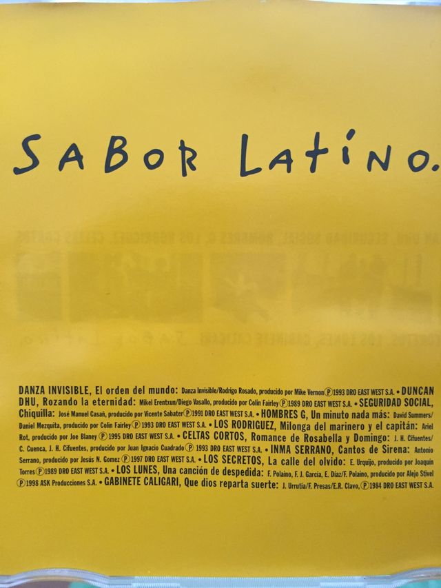 Cd Sabor latino