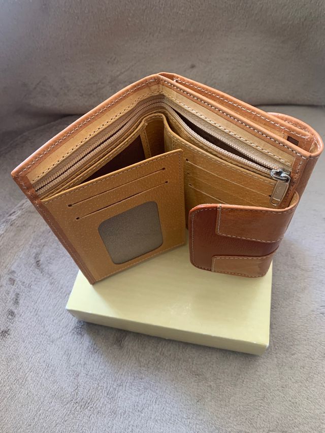 Cartera billetera piel