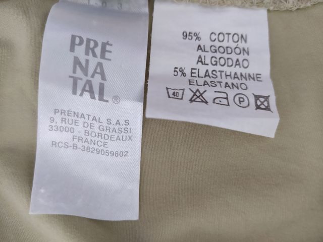 2 pantalones de embarazada Prenatal. T.