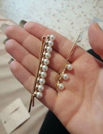 Horquilla con diseño de perla 4 piezas