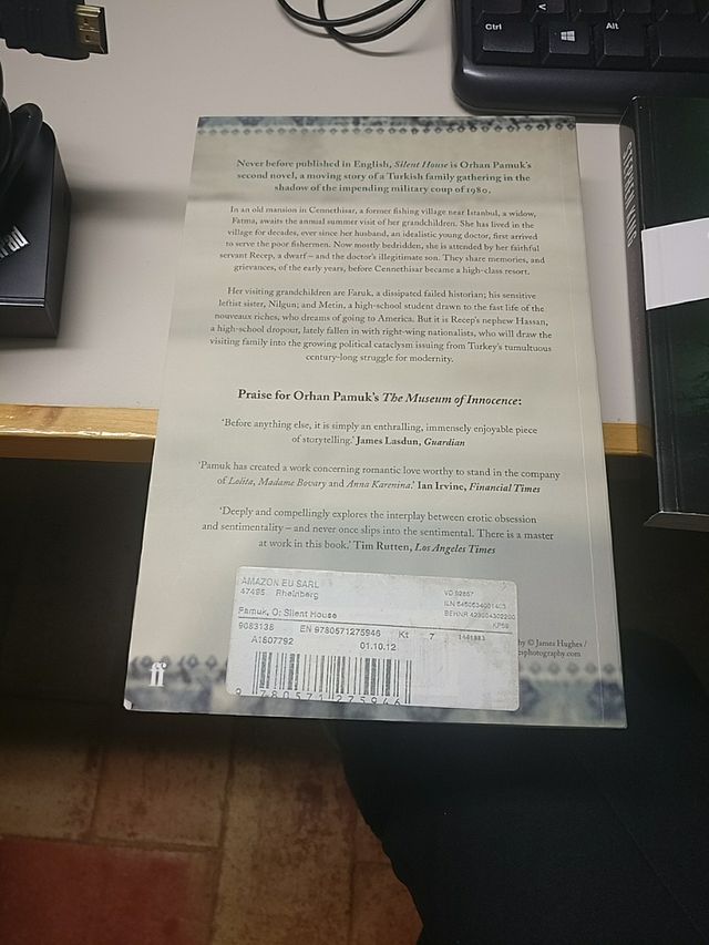 Silent House, Silent House/Orhan Pamuk/ English bo