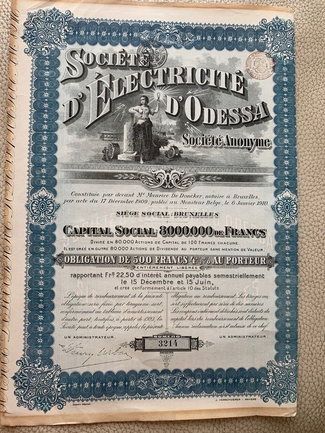 Títulos acciones antiguas