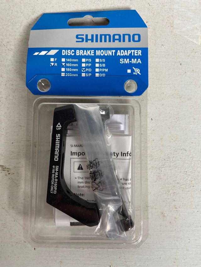 Adaptador freno postmount a flatmount S-MA-R160P/D