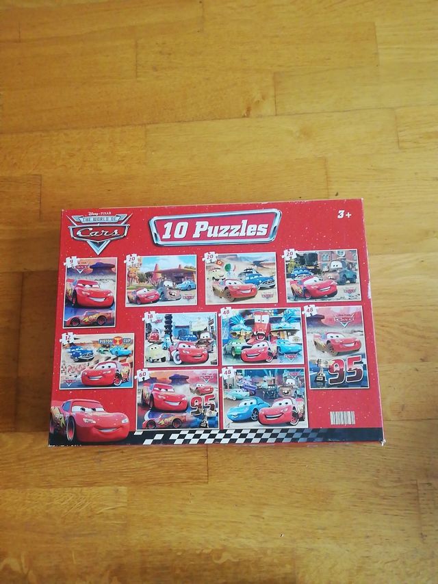10 puzzles Cars