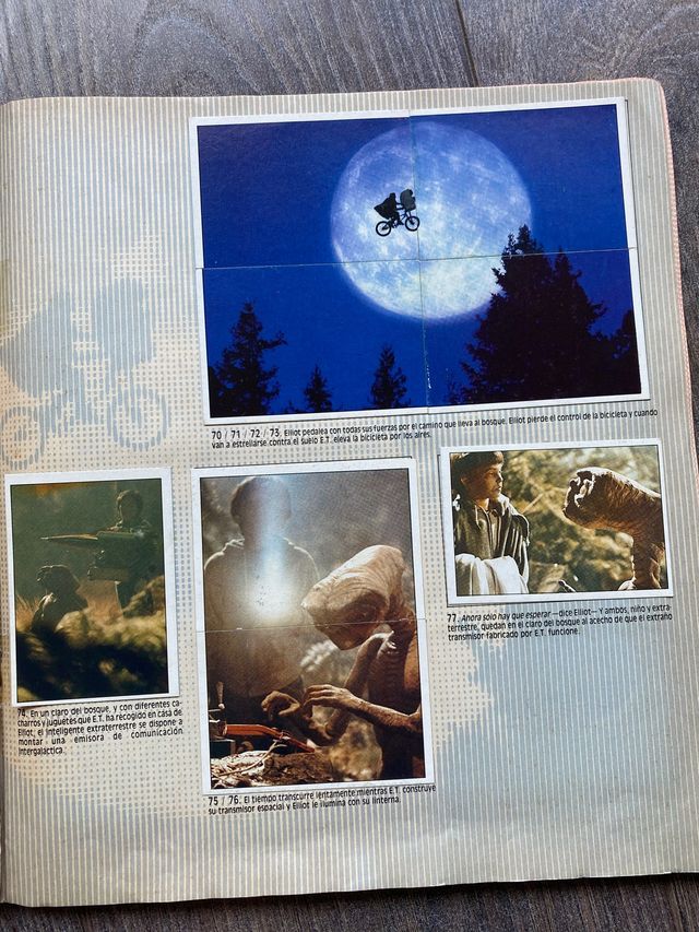 Album de cromos E.T.