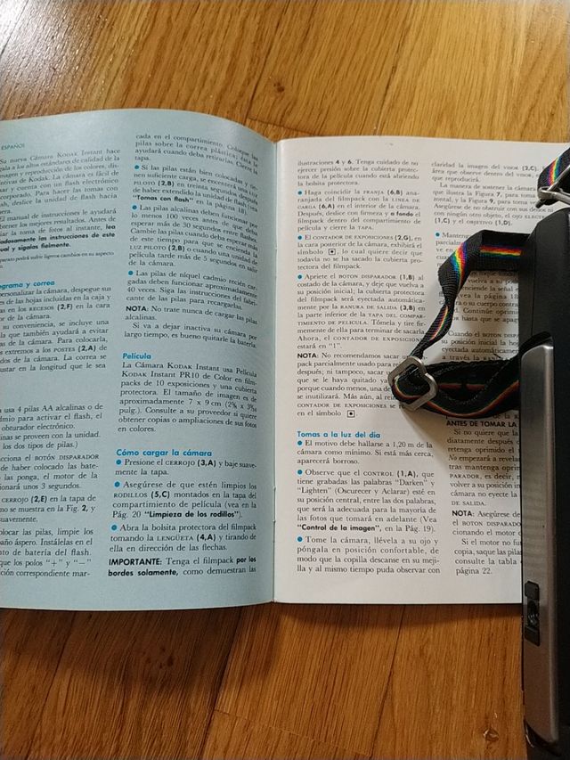 Cámara instantánea original Kodak EK160-F.