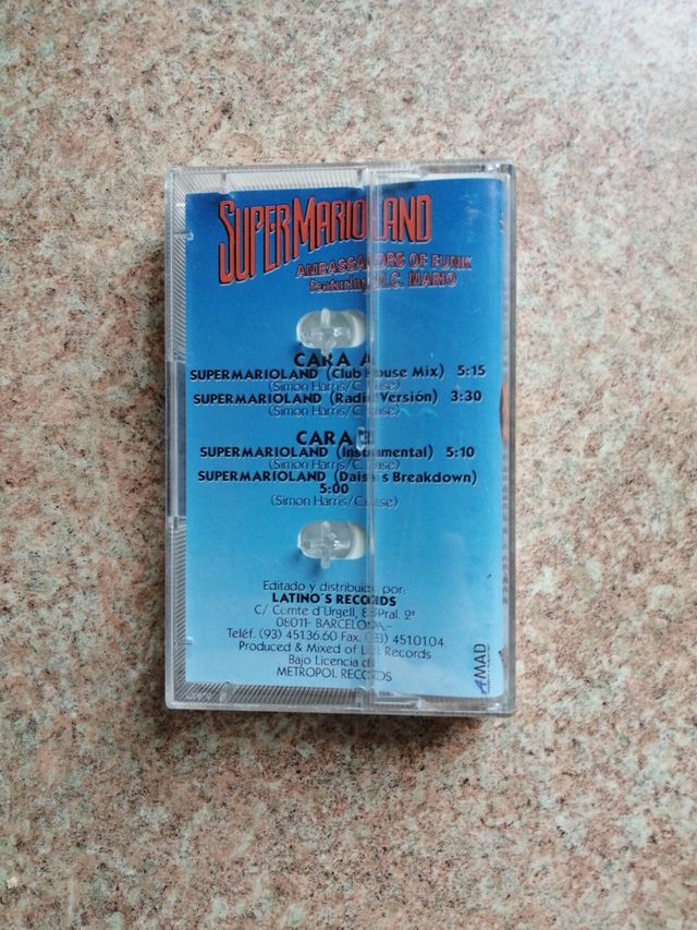 Cinta Cassette Súper Mario Land