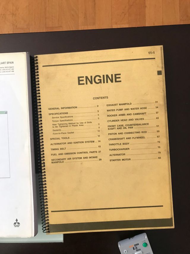 Manual de taller de Mitsubhisi EVO 5