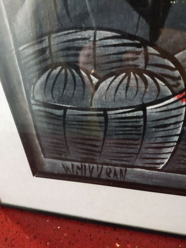 gran lámina enmarcada de Santo Domingo