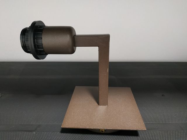 apliques forja pintada en marrón o madera pintada