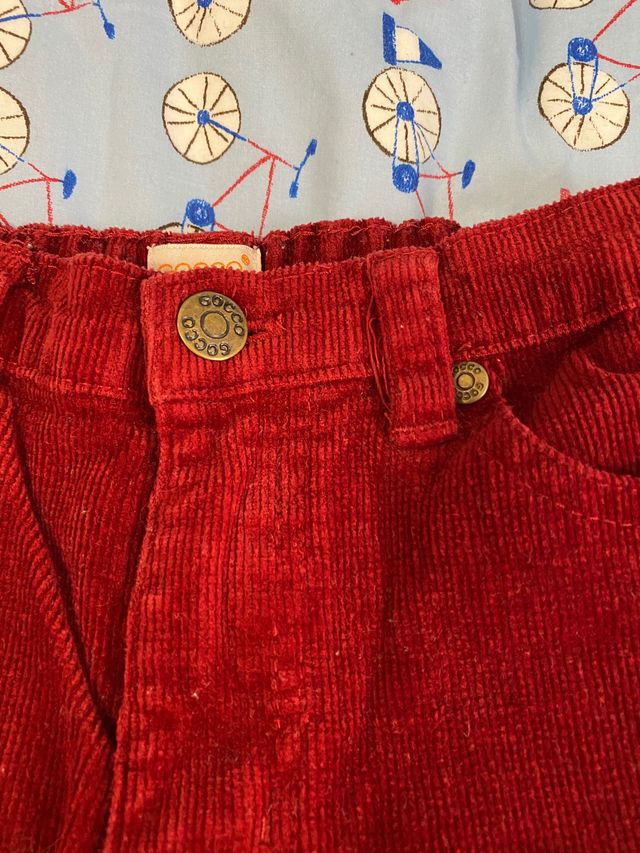 Pantalón pana niño Gocco T. 3-4