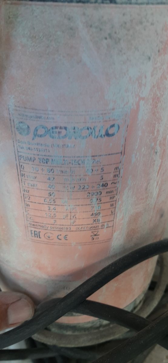 MOTOR BOMBA SUBMARINA