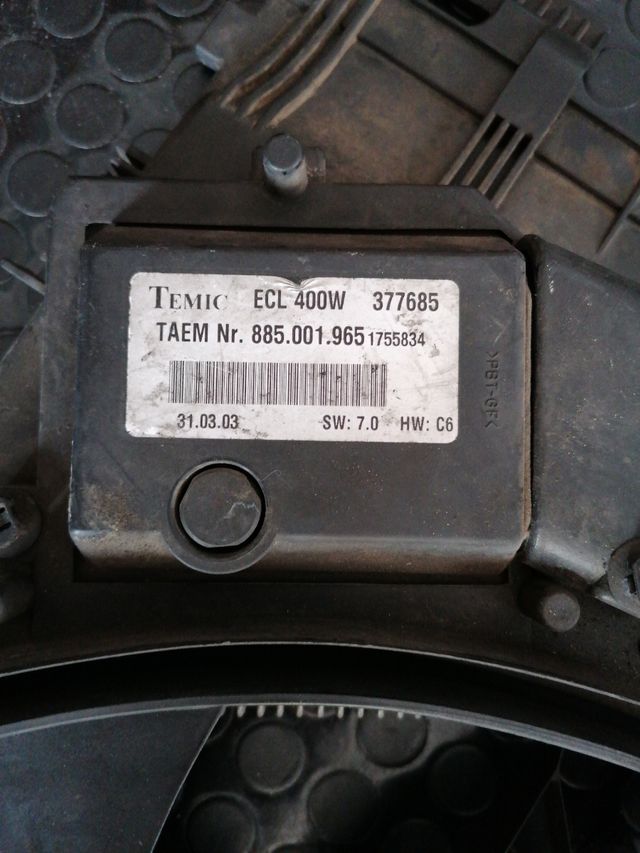 Electroventilador Mercedes Clase C